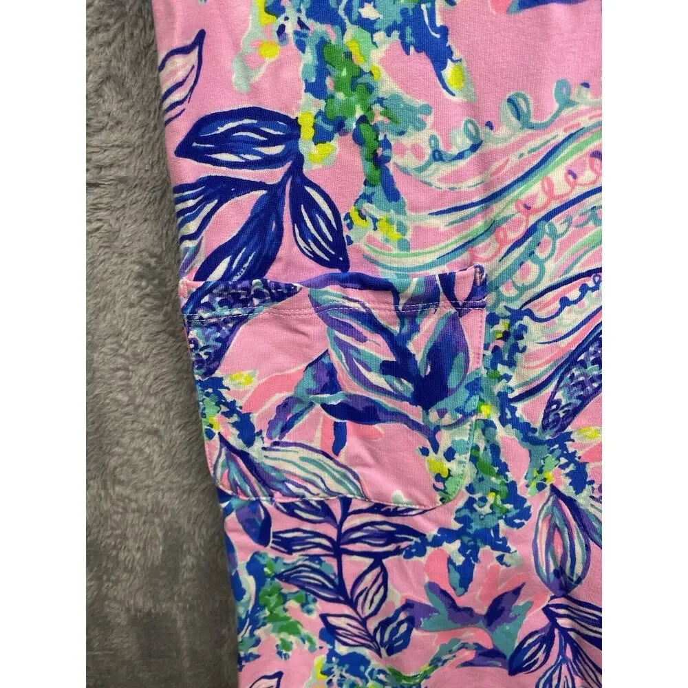 Lilly Pulitzer‎ Mini Harriet Girls Dress Straight Fit Sash Lilac Size L (8-10) - Picture 2 of 7